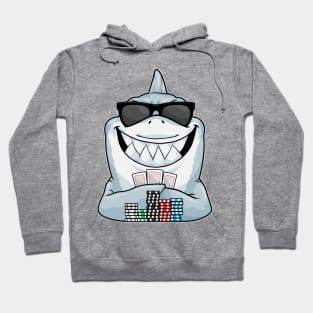 Shark Poker Poker chips Sunglasses Hoodie